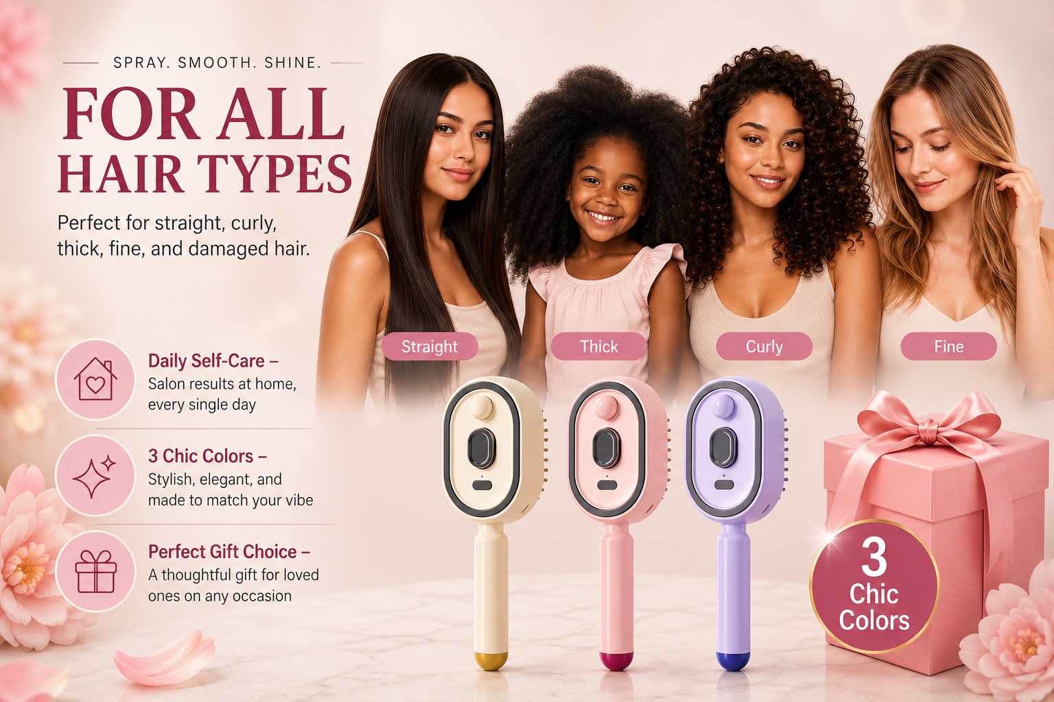 SilkMist Pro suitable for all hair types product banner