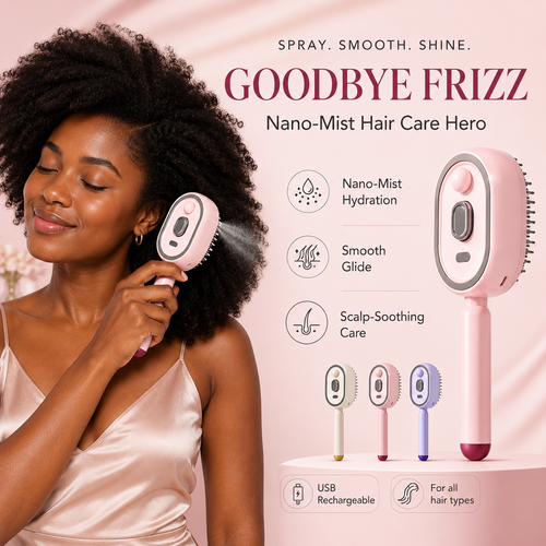 SilkMist Pro goodbye frizz nano mist hair care for 4C hair